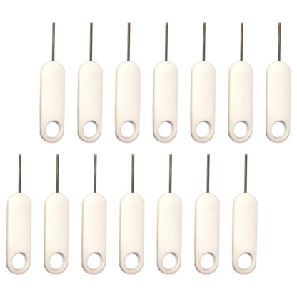 20pcs Sim Eject Tool Pin Stainless Steel Plastic for Mobile Phones