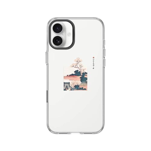 RhinoShield Clear Phone Case for iPhone 16 Plus | Anti-Yellowing, Transparent, High Clarity, Shockproof, Military Grade Drop Protection - color: Arcadia, size: iPhone 16 Plus - Camera Button