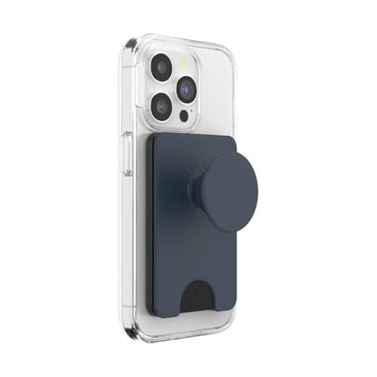 PopSockets Phone Wallet for MagSafe with Grip- Navy - color: Navy Blue, style: MagSafe