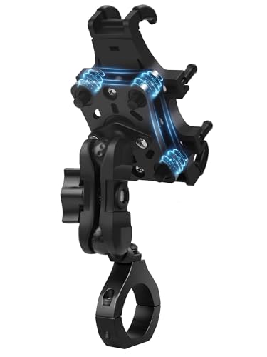ZIDIYORUO Anti-Shake UTV Phone Mount Holder with Vibration Dampener