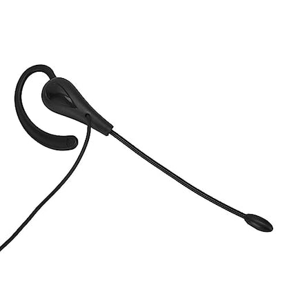 Single Ear Headset with Microphone, Noise Canceling Monaural for Call - size: 3.5mm