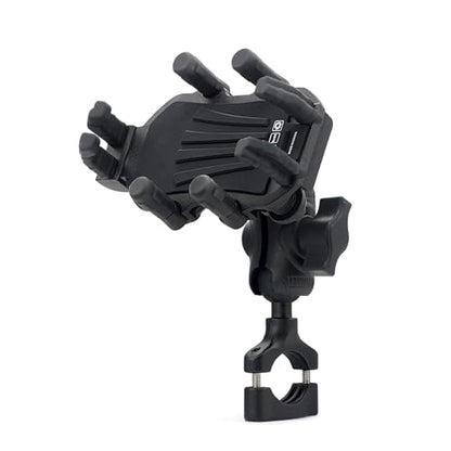 Motorcycle Phone Mount Holder Shock Absorber Panel Anti Vibration Vibration Dampener Reducer 360 Adjustable Rotation Rearview Mirror Mount for 4.4 to 6.5 in (Handlebar) - size: Handlebar Mount