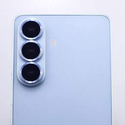 for Samsung Galaxy S26 / S26 Plus Camera Lens Protector Metal Ring Tempered Glass Lens Cover Accessories (Sky Blue) - color: Sky Blue