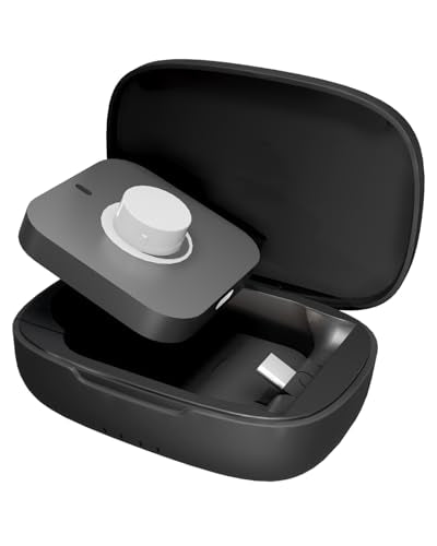 Doohoeek Updated Charging Case Compatible with Oura Ring 5 & 4 & 3 Charger, Wireless Power Station Fits Official Chargers & Fit All-Sized Rings Gen 5 & 4 & 3 1000mAh (Official Charger NOT Included) - color: Black