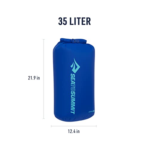 Sea to Summit Lightweight Dry Bag, Multi-Purpose Dry Storage - color: Surf Blue, style: 35 Liter