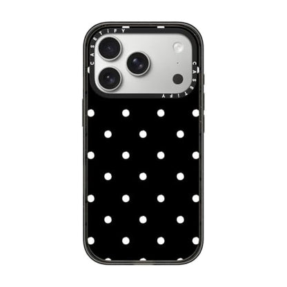 CASETiFY for iPhone 17 Pro Case - Impact Compatible with MagSafe | 8.2 ft. 4x Military Grade Drop Protection | Classic Dottie | Black - color: Classic Dottie, size: Iphone 17 Pro (6.3")