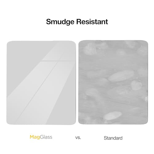 magglass Screen Protector Designed for Square Register (3 Piece) UHD Protective Tempered Glass Guard