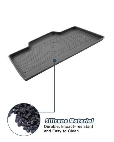 Ruiya 2026 CX5 Silicone Wireless Charging Pad for 2026 Mazda CX5 Accessories Non-Slip Console Tray Mat Compatible with 2026 Mazda CX5 2.5 S Premium Plus/2.5 S/Select/Preferred/Premium - color: 2026+ CX5 Wireless Mats