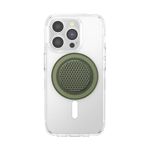 PopSockets Phone Grip for MagSafe, Magnetic Holder- Knurl Olive - color: Knurl Olive, style: MagSafe