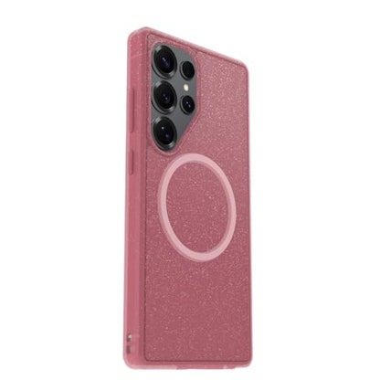 OtterBox Samsung Galaxy S25 Ultra Symmetry Series Clear Magnet Case - Foxberry Pink | Symmetry Series - color: Thimbleberry Pink, style: Samsung Galaxy S25 Ultra