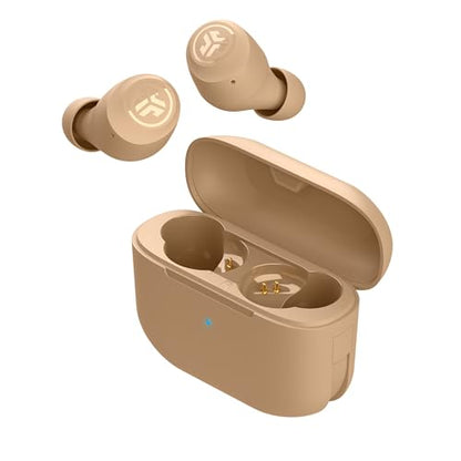 JLab, Go Air Pop+ Tones, True Wireless Earbuds, Bluetooth, IPX4, Dual Connect, 728 N - color: E-728 N, style: Nude