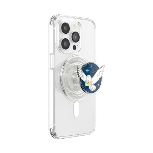 PopSockets Phone Grip for MagSafe, Magnetic Holder- Enamel Hedwig - color: Enamel Hedwig, style: MagSafe