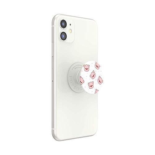 PopSockets Adhesive Phone Grip, Holder, Phone Stand, White - Oinklettes - color: Oinklettes, style: Adhesive