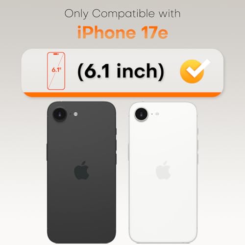 TOCOL for iPhone 17e Screen Protector - color: Clear