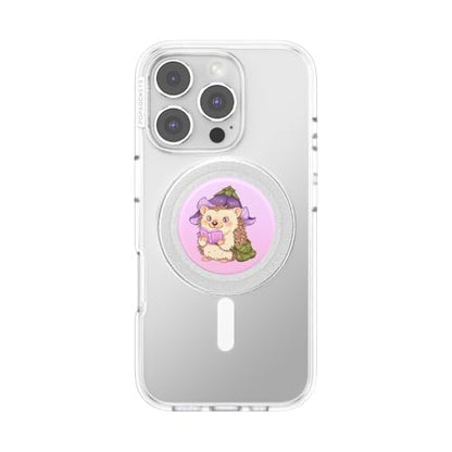 PopSockets Phone Grip for MagSafe, Magnetic Holder- Hedgie P. Bloom - color: Hedgie P. Bloom, style: MagSafe