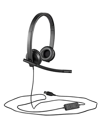 Logitech H570e Stereo Headphones with Noise Cancelling Microphone - Black - size: UC, style: Stereo