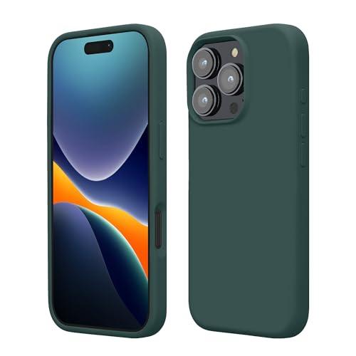 kwmobile Case Compatible with Apple iPhone 16 Pro Case - TPU Silicone Phone Cover with Soft Finish - Blue Green - color: blue green, size: iPhone 16 Pro