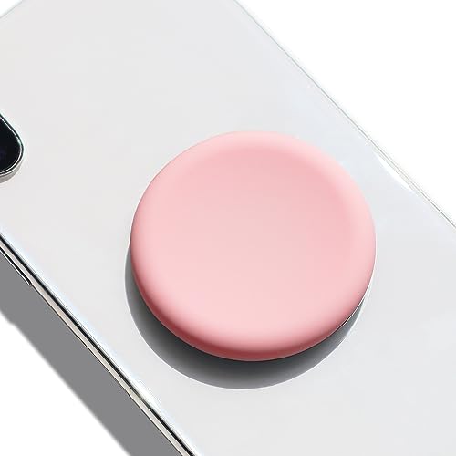GRIPONG Cute Soft Silicone Cover Expandable Collapsible Mobile Phone Grip Stand Holder for Smartphone Tablet Cell Phone Accessory (Baby Pink) - color: Baby Pink