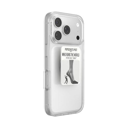 PopSockets Adhesive Phone Grip, Holder- Who Runs the World - color: Who Runs the World, style: Adhesive