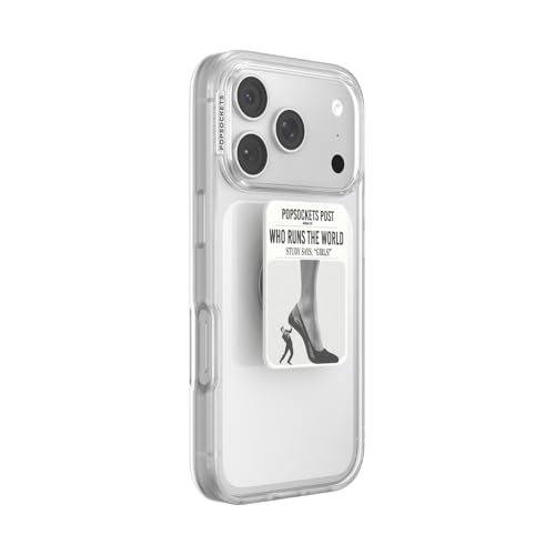 PopSockets Adhesive Phone Grip, Holder- Who Runs the World - color: Who Runs the World, style: Adhesive