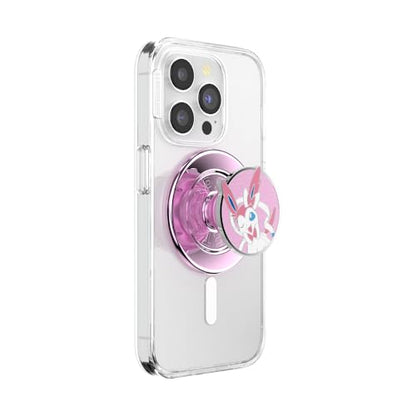 PopSockets Phone Grip for MagSafe, Magnetic Holder- Sylveon Wink - color: Sylveon Wink, style: MagSafe