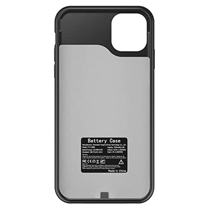 Wireless Charging Case for iPhone 14 Pro, 10000mAh High Capacity Portable Rechargeable Battery Case Wireless Charging Compatible with iPhone 14 Pro (6.1 inch) Extended Battery Charger Case (Black) - size: iPhone 14 Pro