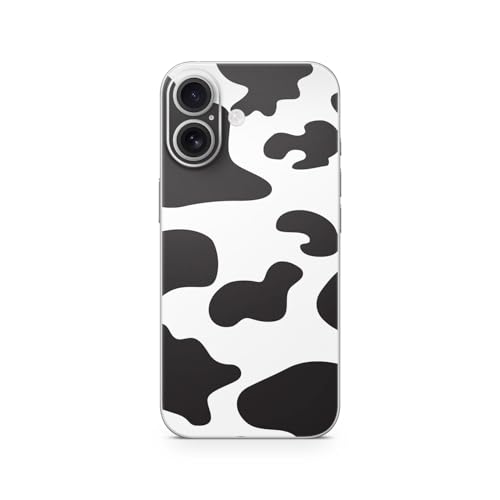 Phone Skin Compatible with Apple iPhone 17 - Cow Print - Premium 3M Vinyl Protective Wrap Decal Cover - Easy to Apply | Crafted in The USA by MightySkins - color: Cow Print, size: iPhone 17 (Back Wrap), style: Matte Finish