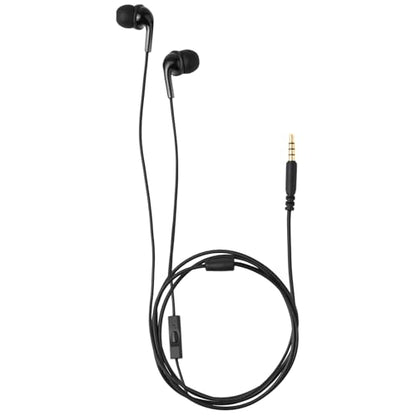 Amazon Basics 3.5mm Wired Earbuds 2 Pack, In-Ear Headphones with Built-In Microphone & Track Control, S/M/L Ear Tips, Compatible with Phones, Laptops & Tablets - size: 2 Pack, style: 3.5mm Aux