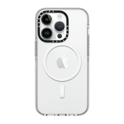 CASETiFY for iPhone 14 Pro Case - Impact Clear Compatible with MagSafe | Not Yellowing | 6.6 ft. 3X Military Grade Drop Protection | Clear - color: Clear, size: Iphone 14 Pro (6.1")