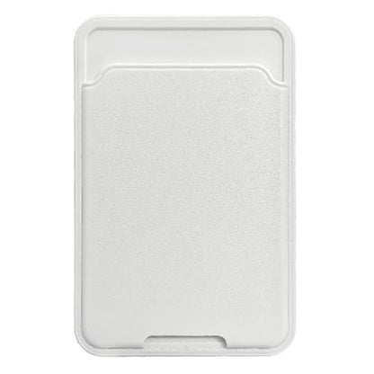 Unov Adhesive Phone Card Holder Stick-on Wallet ID Credit Card Pouch Sleeve Pocket for Pixel iPhone Motolora Galaxy iPad Tablet All Cell Phone White - color: White
