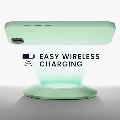 kwmobile Case Compatible with Apple iPhone 17e / iPhone 16e Case - Soft Slim Protective TPU Silicone Cover - Mint Matte - color: mint matte
