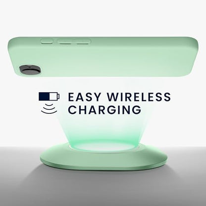 kwmobile Case Compatible with Apple iPhone 17e / iPhone 16e Case - Soft Slim Protective TPU Silicone Cover - Mint Matte - color: mint matte