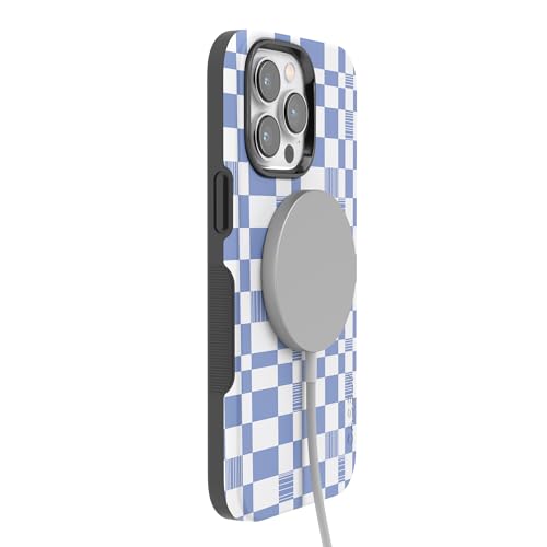 Casely iPhone 14 Pro Max Case | Reality Check | Periwinkle | Bold Protective Design | Compatible with MagSafe - color: Reality Check | Periwinkle