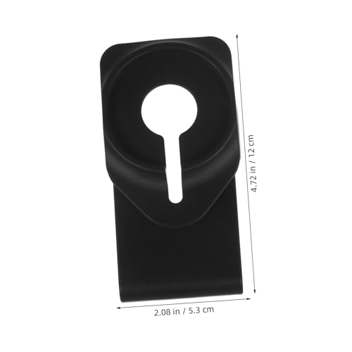 Wireless Charging Dock Stand Black Aluminum Alloy for Desk