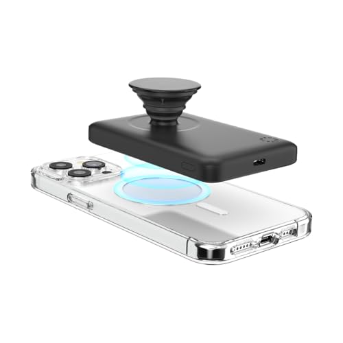 PopSockets PowerPack Phone Charger with MagSafe- Black - color: Black