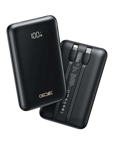 Portable Charger 10000mAh, 22.5W Fast Charging Power Bank - color: Black
