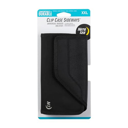 Nite Ize Clip Case Sideways Universal Rugged Holster - Belt Clip Phone Case for Easy Access - Heavy Duty & Protective - Multi-Purpose - Durable Design - Horizontal, XXL - size: XX-Large, style: Horizontal