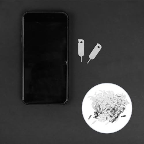 Operitacx 400pcs Universal Sim Card Tool Kit with Tray Ejector Pins and Watch Band Pin Remover for Smartphones Tablets Mobile Phone Maintenance