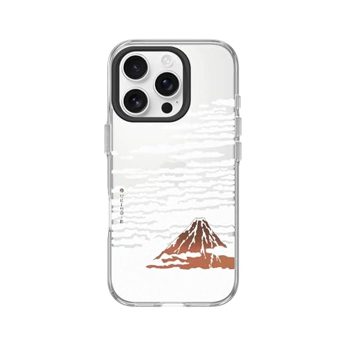 RhinoShield Clear Phone Case for iPhone 16 Pro | Anti-Yellowing, Transparent, High Clarity, Shockproof, Military Grade Drop Protection - color: Inside the Clouds, size: iPhone 16 Pro