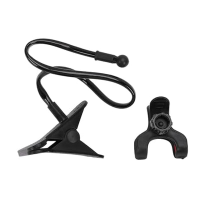 Zopsc Gooseneck Phone Holder for Bed, Flexible Long Arm Cell Phone Stand with Clamp, 360 Adjustable Overhead Mount for Headboard Desk Bedside, for 4 7in Smartphones