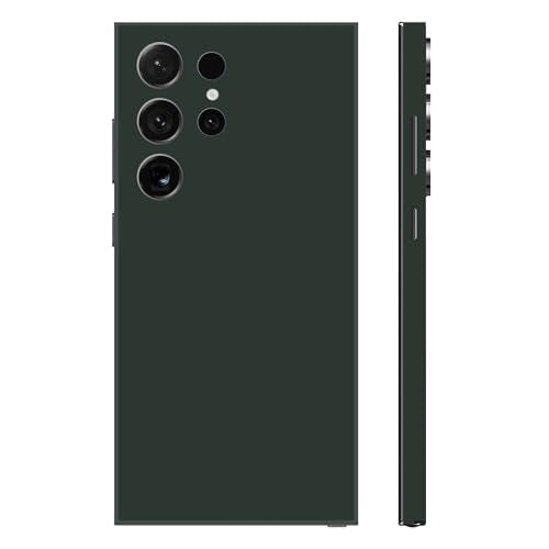 2 Pack Skin Wraps Compatible with Samsung Galaxy S24 Ultra (Dark Green) - color: Dark Green