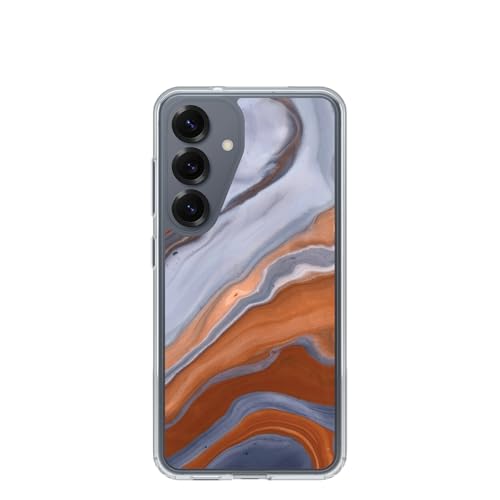 OtterBox Samsung Galaxy S25 Symmetry Series Clear Magnet Case - High Desert Marble (Blue) - color: High Desert Agate, style: Samsung Galaxy S25