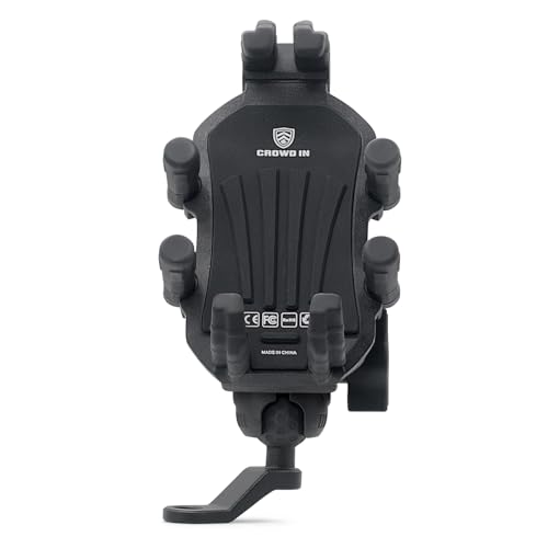 Shkalacar Motorcycle Phone Holder with Vibration Dampener, 360° Adjustable Rotation, Anti-Theft Motorcycle Phone Mount Cellphone Holder, Cell Phone Holder Motorbike Mount