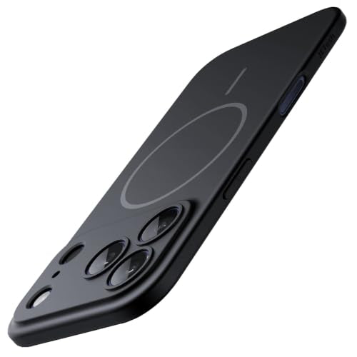 JETech Magnetic Slim Case for iPhone 17 Pro, Black - color: Black, size: iPhone 17 Pro