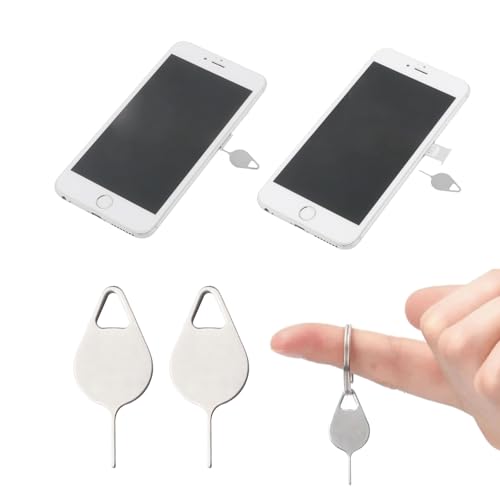 12PCS SIM Card Removal Openning Tools, Needle Opener Ejector, SIM Card Tray Eject Pins Compatible with All iPhone Apple iPad Samsung Galaxy HTC Smartphone Tablets.