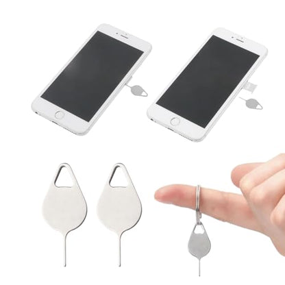 12PCS SIM Card Removal Openning Tools, Needle Opener Ejector, SIM Card Tray Eject Pins Compatible with All iPhone Apple iPad Samsung Galaxy HTC Smartphone Tablets.