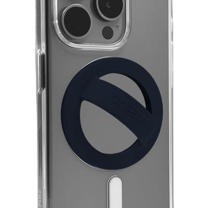 Magnetic Silicone Phone Grip Loop Holder for MagSafe iPhone Case - color: Midnight