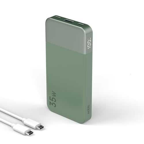 NOBIS Power Bank 35W 10000mAh Portable Charger - color: Green