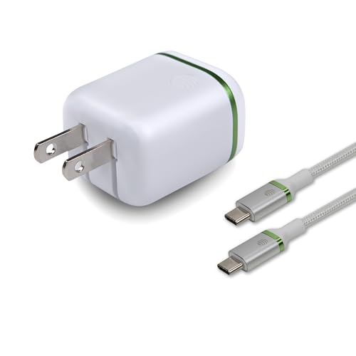 AT&T 30W USB C Travel Wall Charger PPS PD Foldable 4ft USB IF Cable White - color: 30W White USB-C