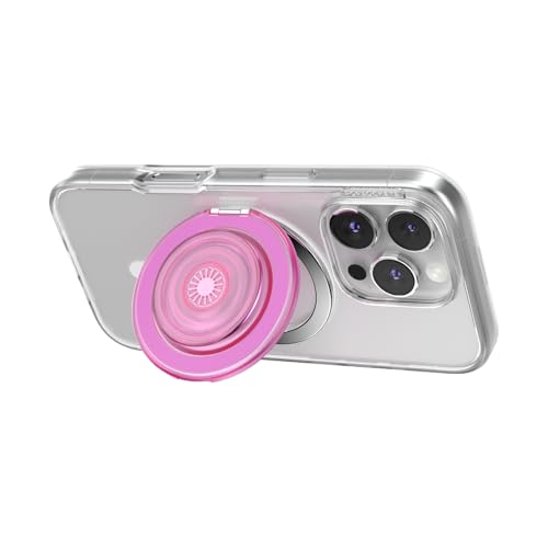 PopSockets Kick-Out Grip for MagSafe, Kickstand- Tranls. Baby Pink - color: Baby Pink, style: MagSafe Kick-Out